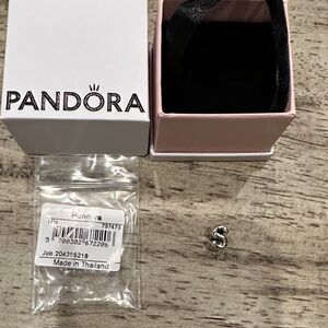 Pandora Silver Initial Charm Letter “S”